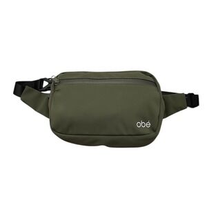 obe Belt Bag Olive Green Adjustable‎ Fanny Pack Crossbody Mesh Back Athleisure